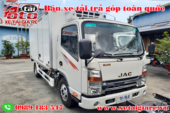 Xe Tải JAC 1T9 N200 Thùng Đông Lạnh | JAC 1.990Kg Máy ISUZU 2021 | Xe Tải 1.9T Thùng Đông Lạnh